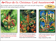 Fleur-de-lis Holiday Cards